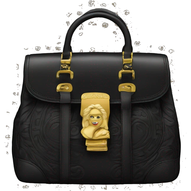 Black Versace bag emoji