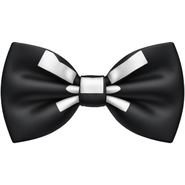 black bow tie  emoji