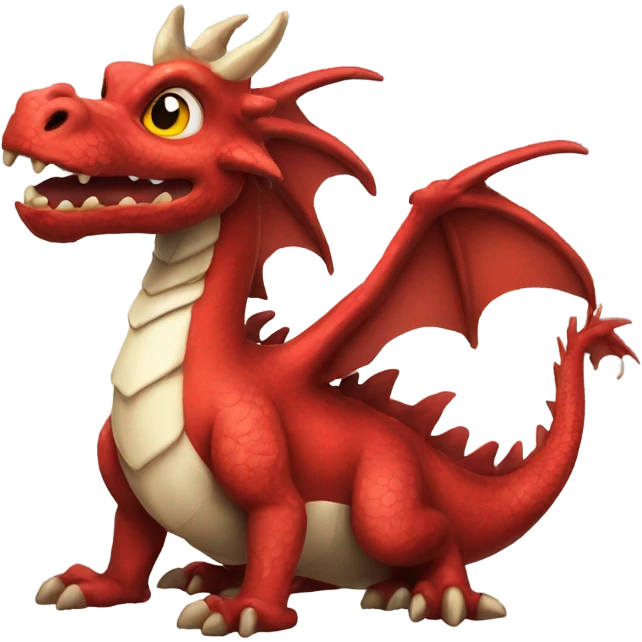 Santa dragon emoji