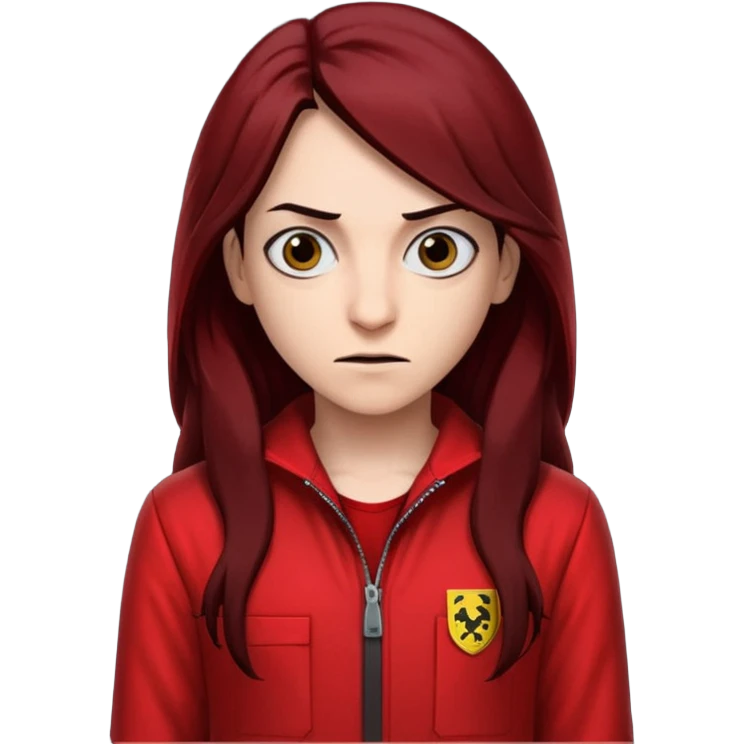 Tokio in Money Heist, realistic emoji
