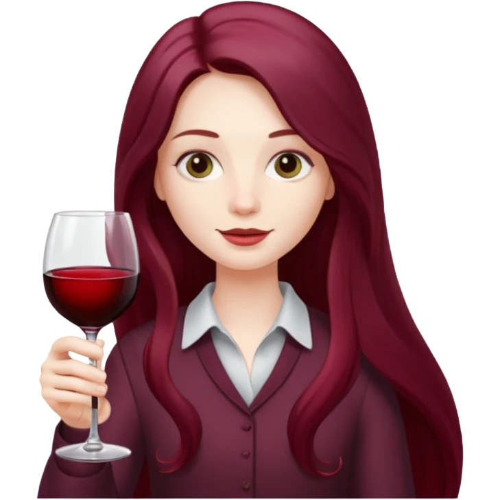 🫩 holding 🍷 emoji