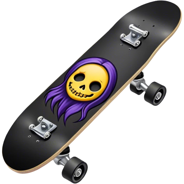Gothic skatbored emoji