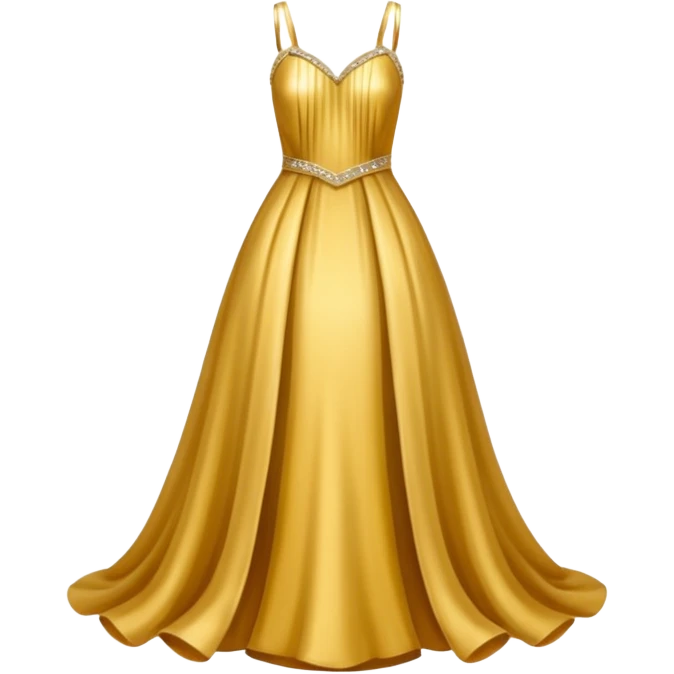 The golden dress emoji