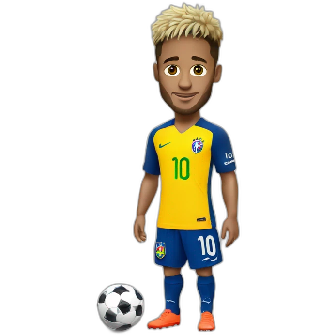 Neymar avec un caleçon emoji