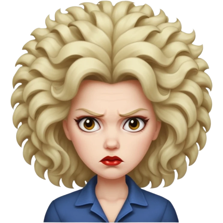 Mean lady from Texas with big hair  emoji
