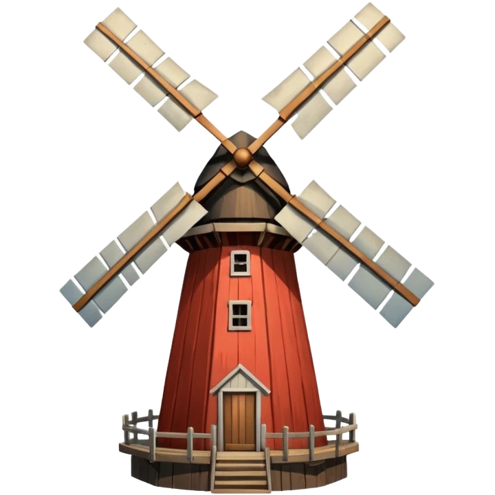 a vintage windmill emoji