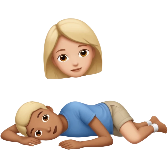 laying on the groud emoji