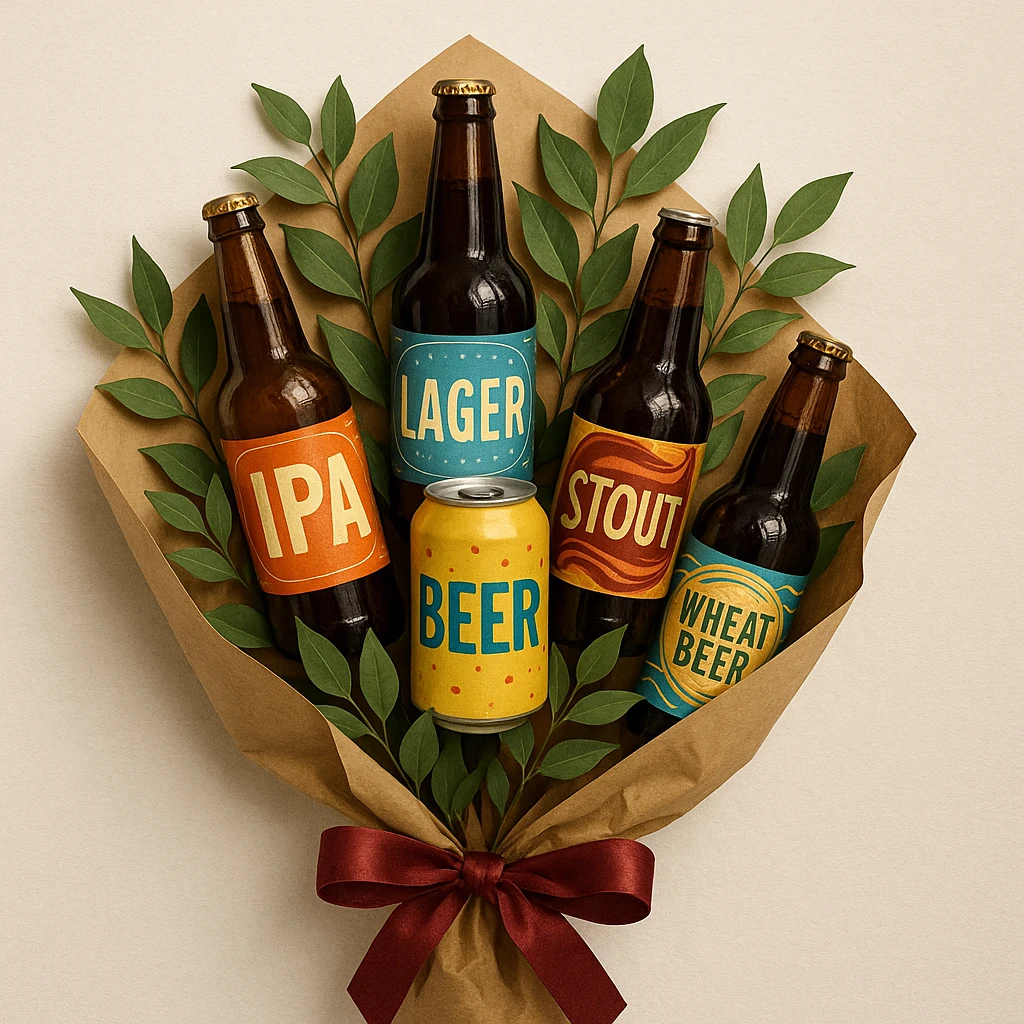 a beer bouquet emoji