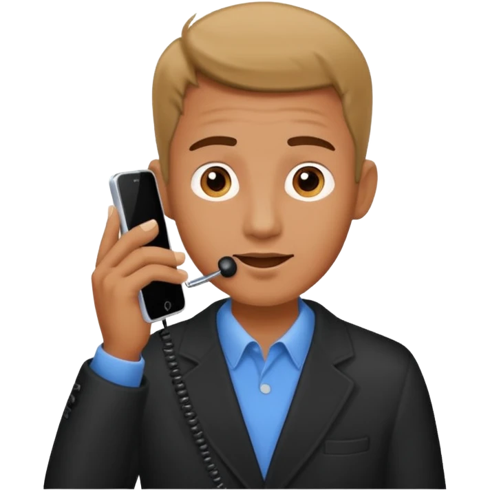 HOMBRE LLAMANDO A SU AMIGO emoji