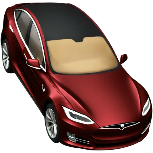 dark red tesla emoji