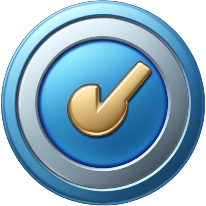 Make me a Instagram blue tick emoji full realistic more like genuine verified badge emoji