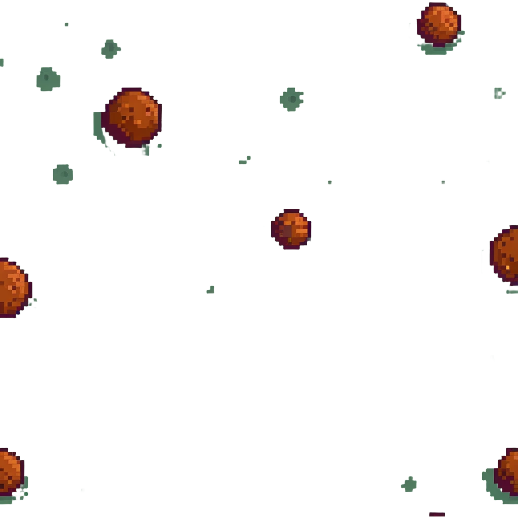 Mars with craters emoji