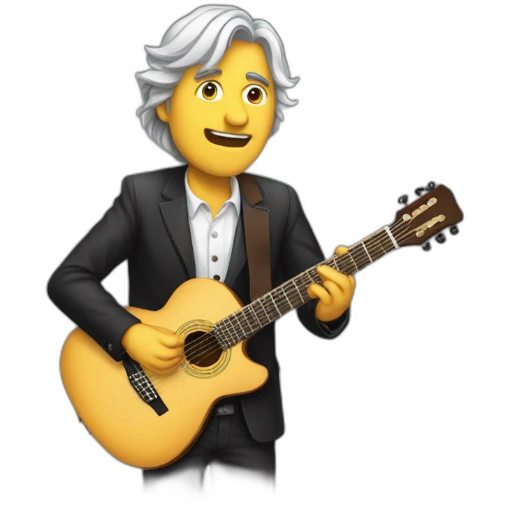 gerard deupardieu joue guitare emoji