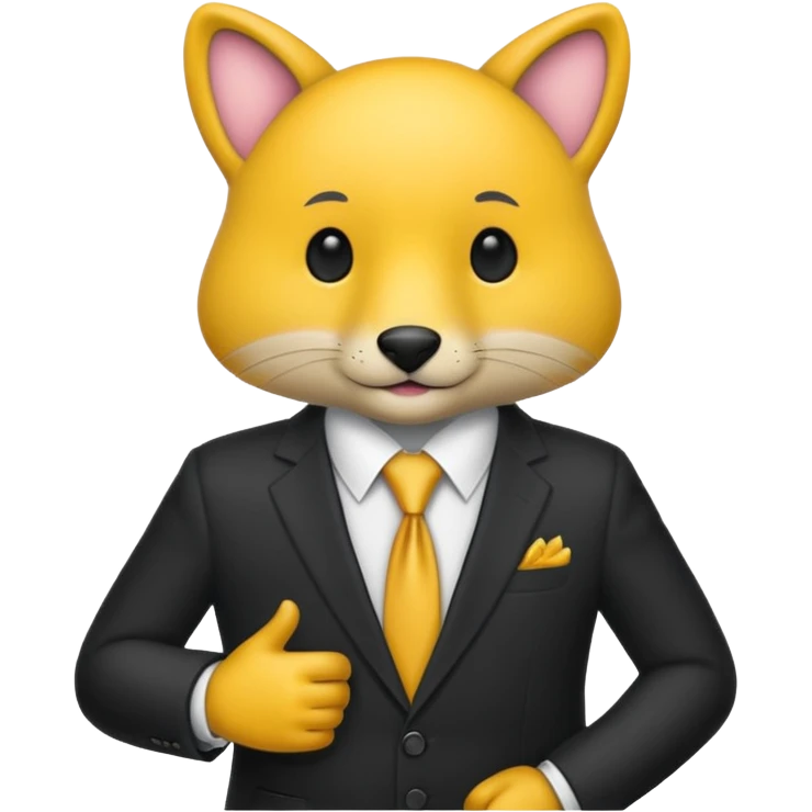 animal in suit emoji