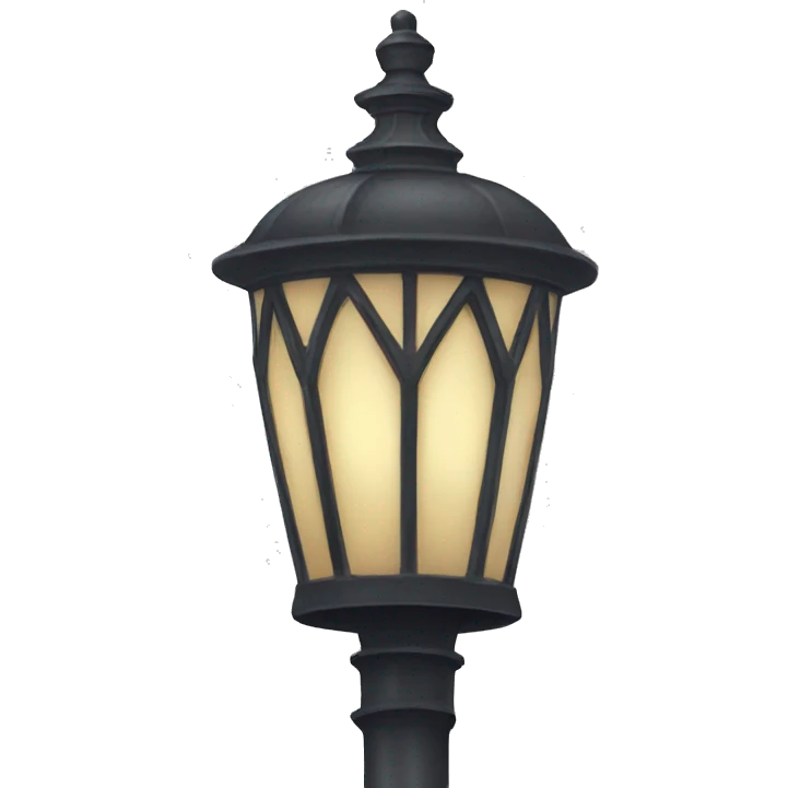 old lamp post emoji