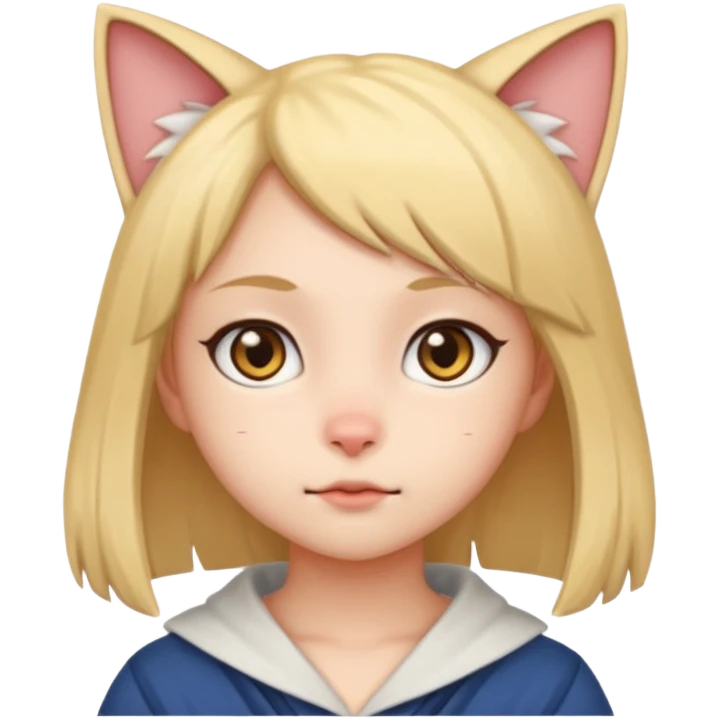 neko-girl curious emoji