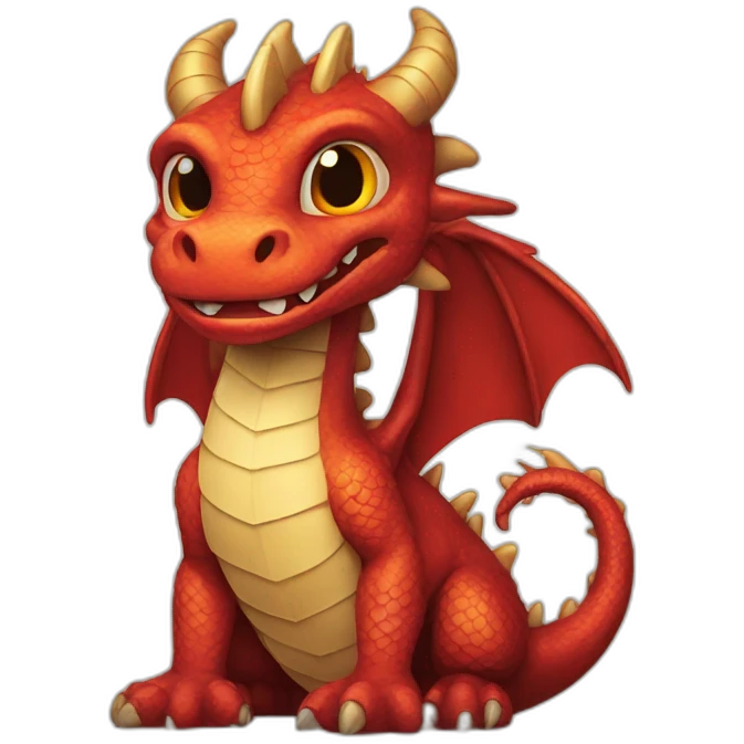 dragon with chest emoji