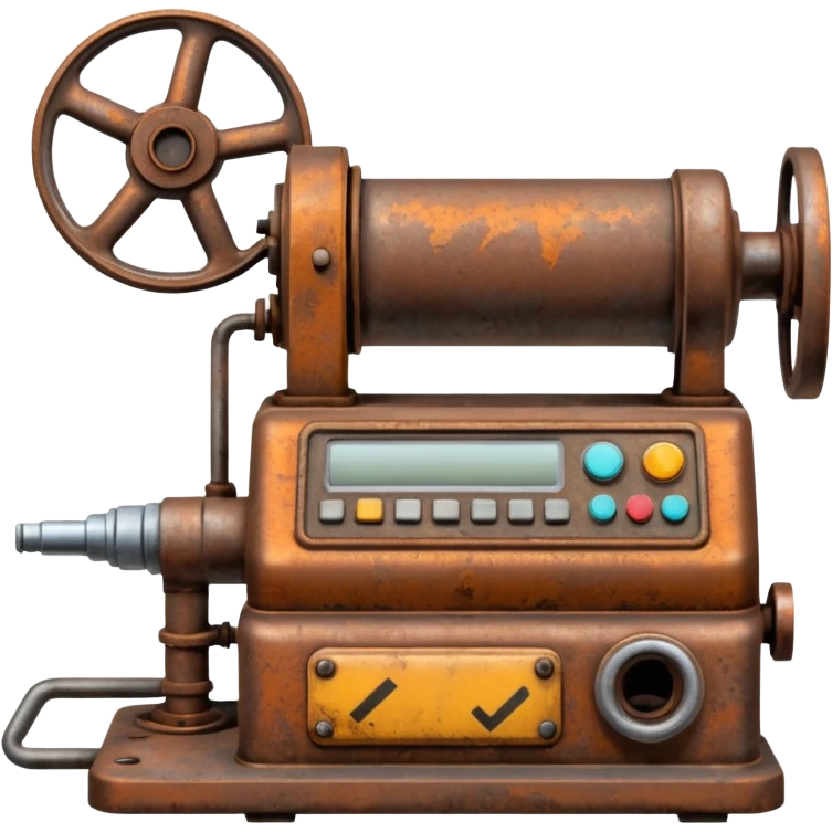 1980s machinery and equipment emoji