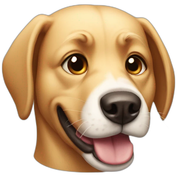 Super dog emoji