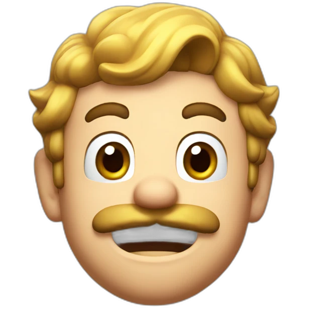 Mario surprised emoji