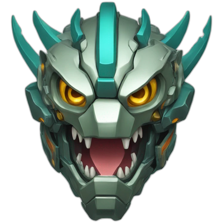 mecha dragon head emoji