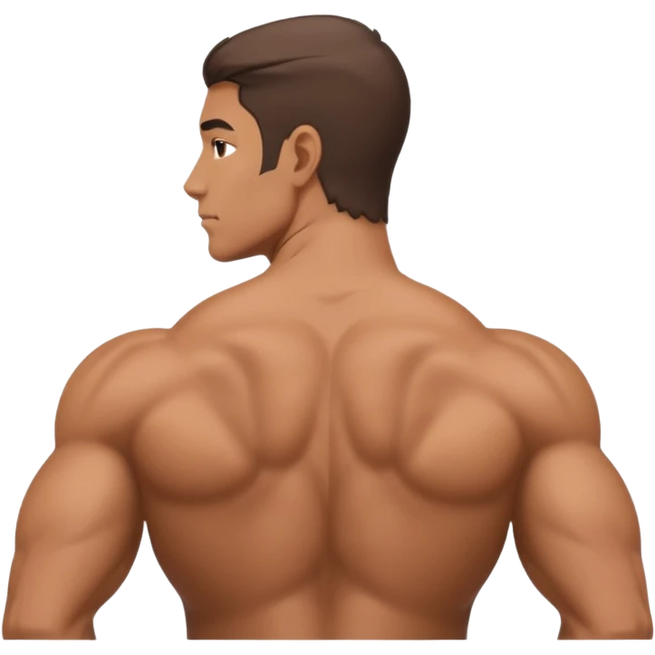 Man with back arched emoji