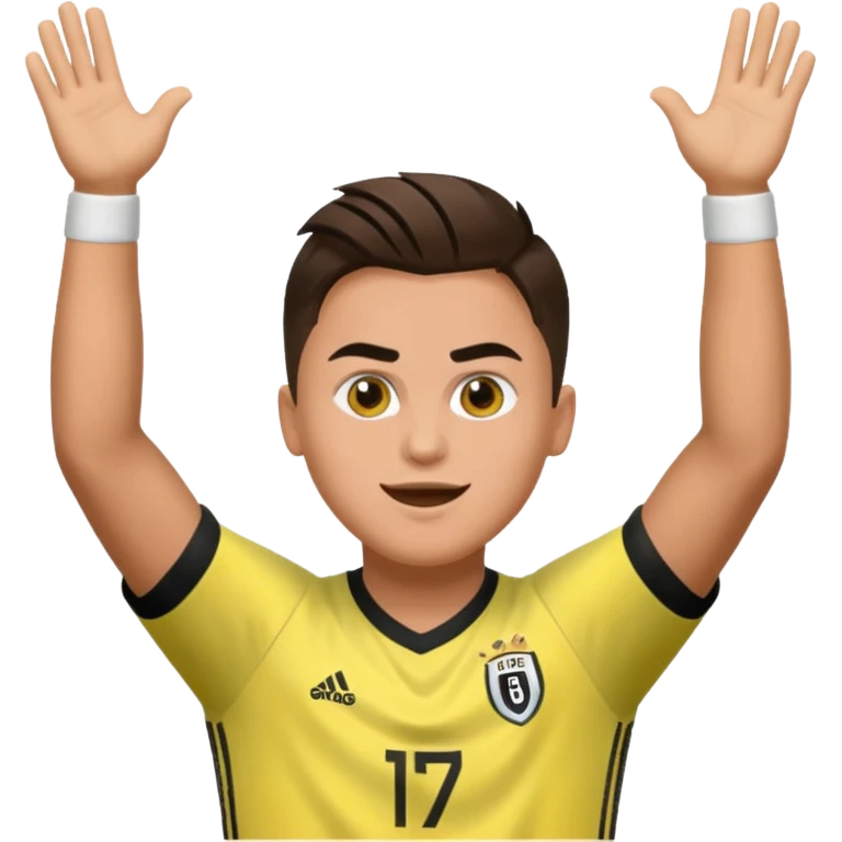 Hazme un emogi con la celebracion de paulo dybala emoji