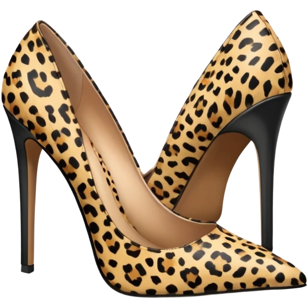 leopard pumps emoji