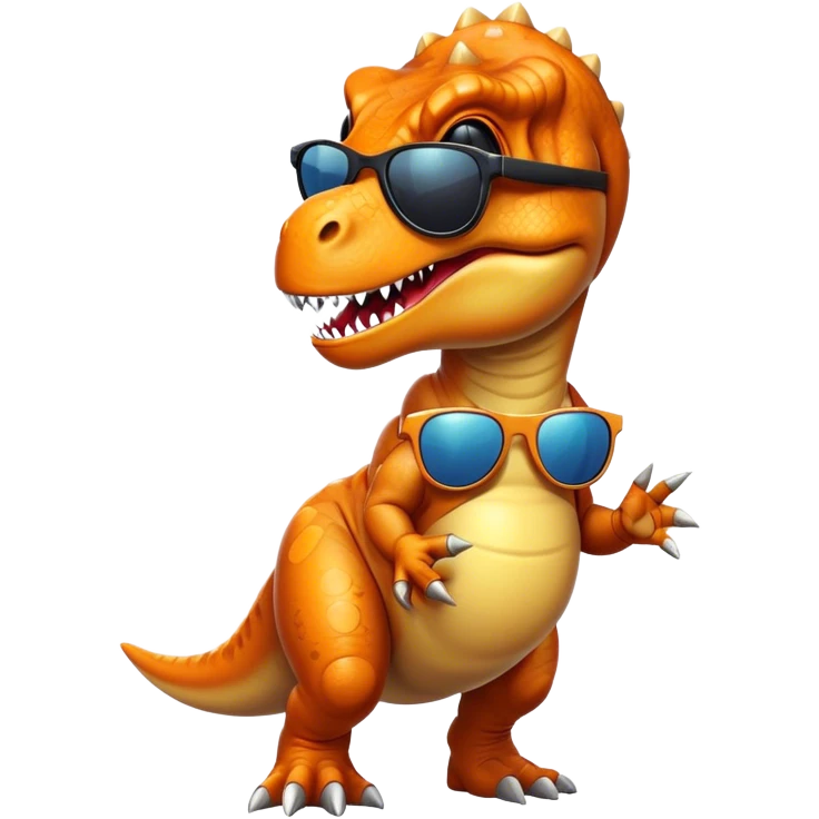 T-Rex in sunglasses  emoji