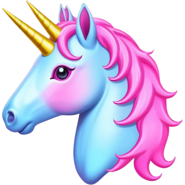 glowing pink neon sign that Shows a unicorn shape With a heart emoji