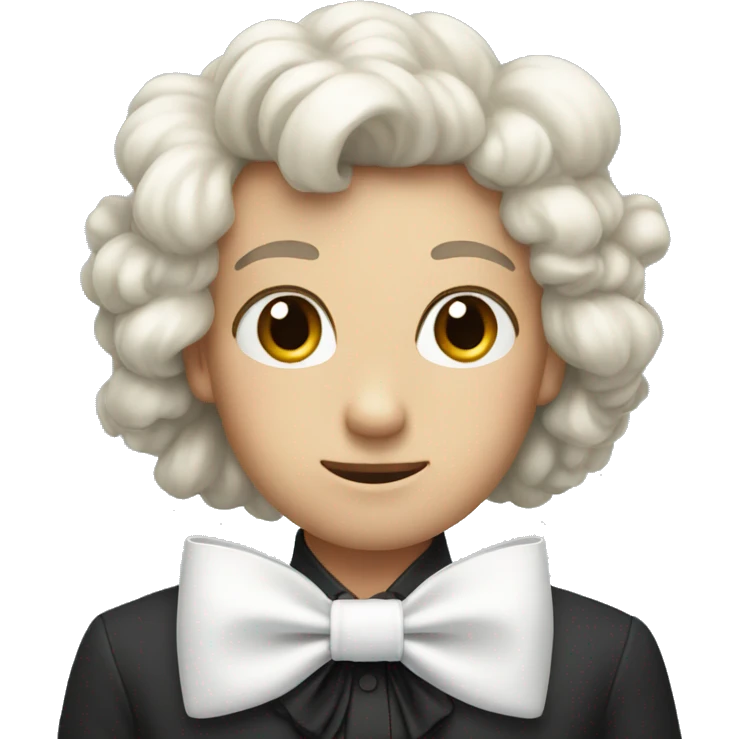 a big white bow  emoji