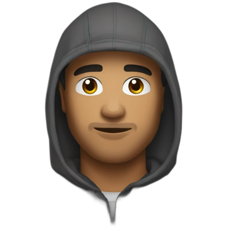 Mec cagoule latino rap emoji