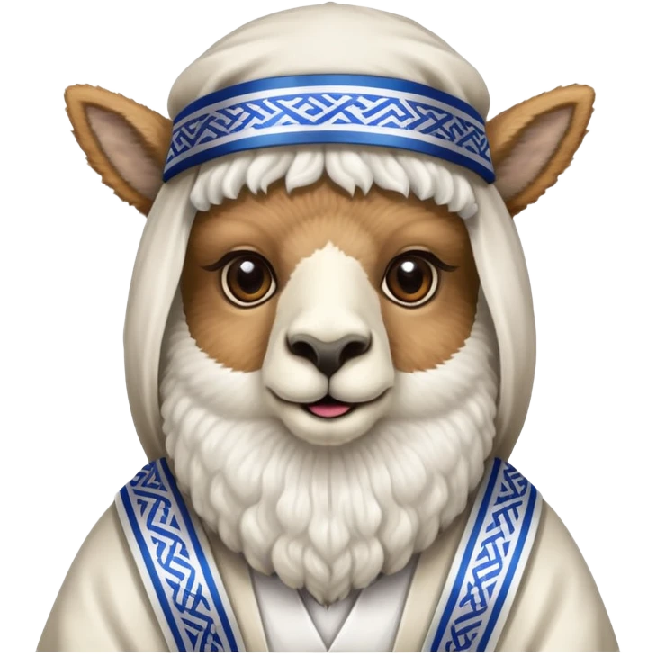 Alpaca rabbi emoji
