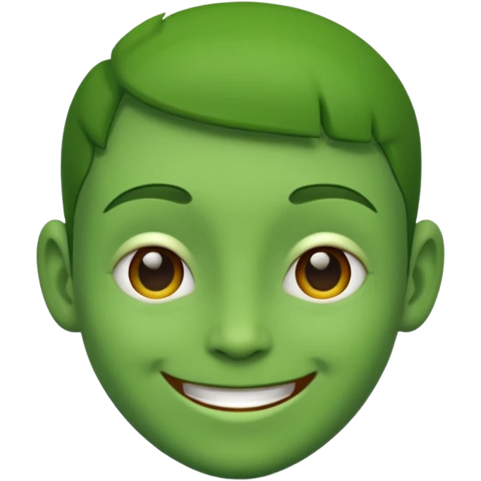:face-green-smiling: emoji