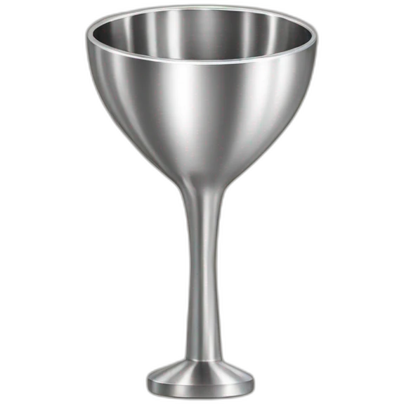Stainless steel Japanese cocktail jigger emoji