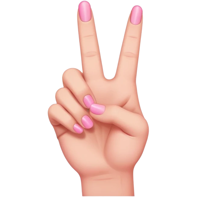 pink middle finger emoji