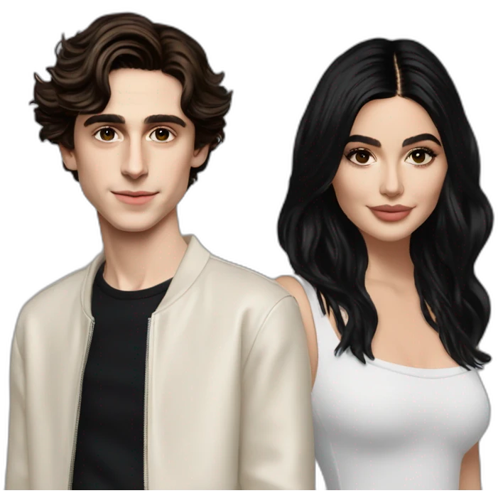 Kylie-jenner-et-Timothée-Chalamet emoji