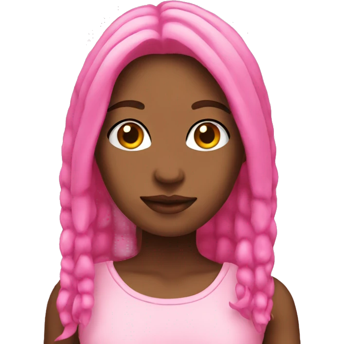Pink  emoji