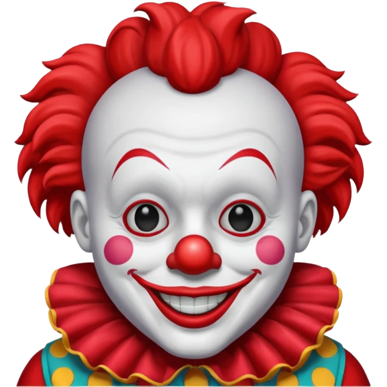 red clown red clothes emoji
