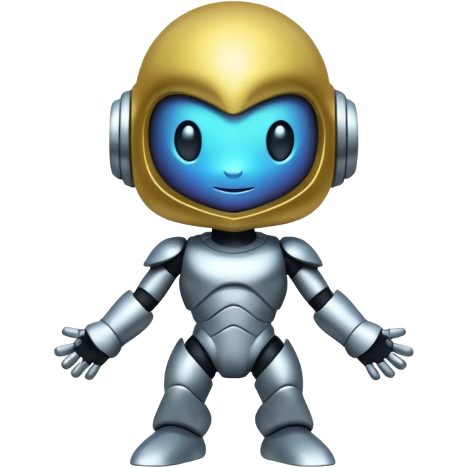 tiny cyber Fakémon full body emoji