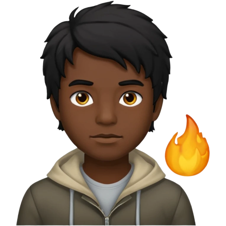 Moreno greñudo emoji