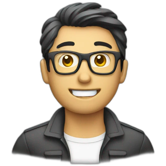 geek editing a video emoji