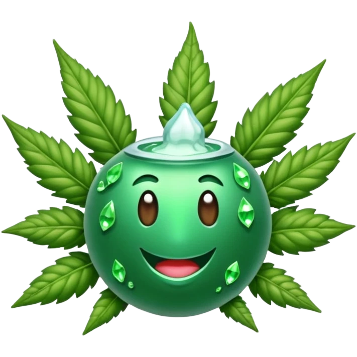 Crea un cogoyo de marihuana  emoji