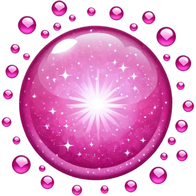 Pink sparkle emoji