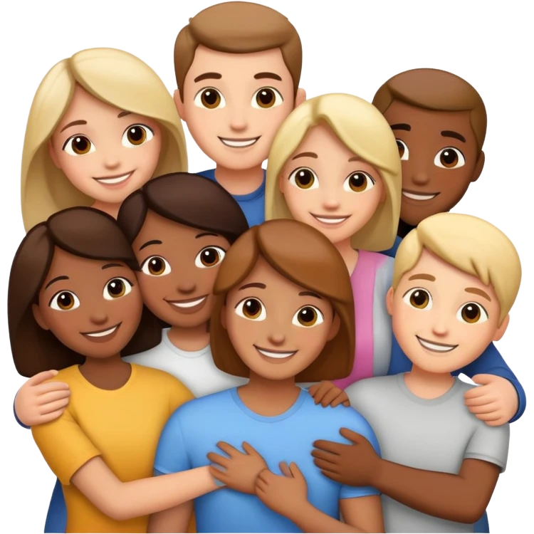 People hug emoji