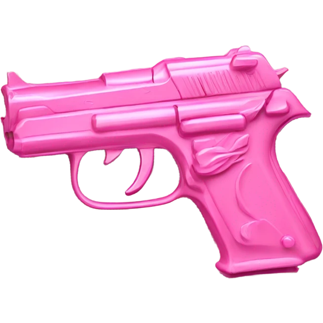 Pink gun emoji