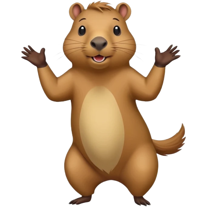 Capybara dancing emoji