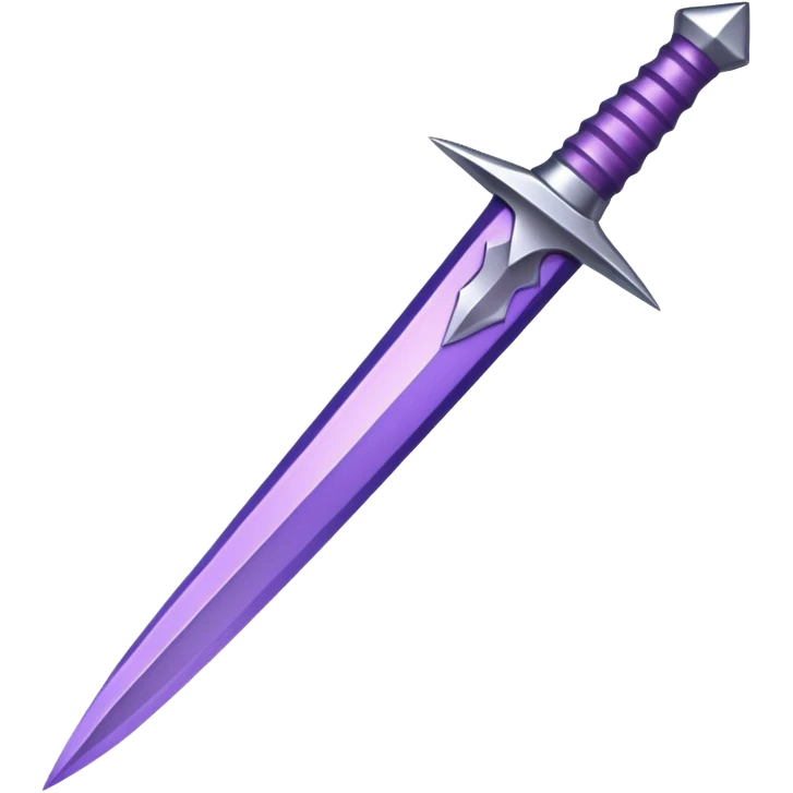 Cute purple deadly weapon emoji