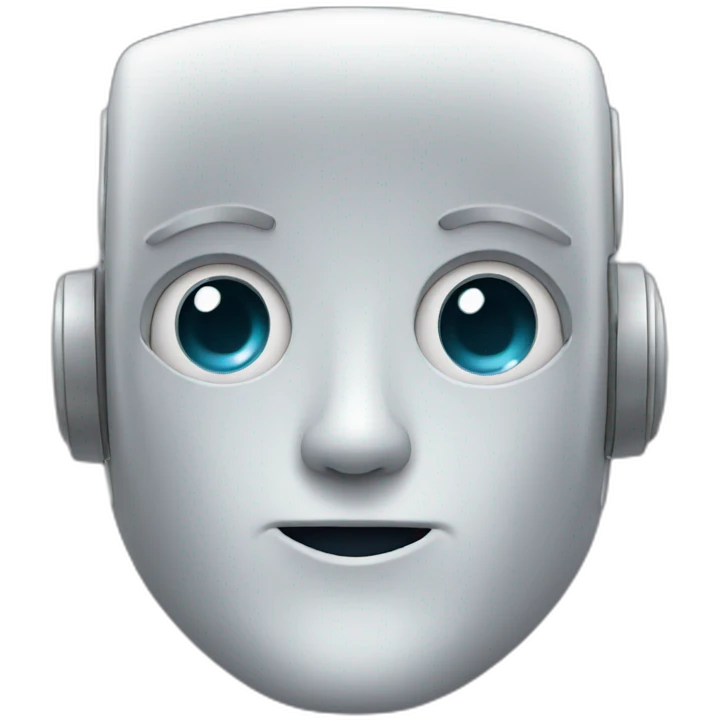 robot face emoji