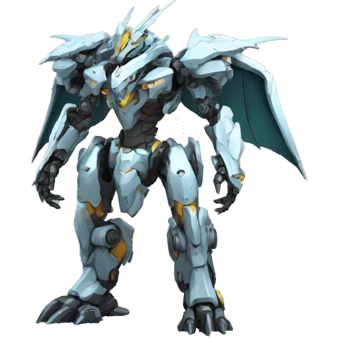 Mecha Dragon full body emoji